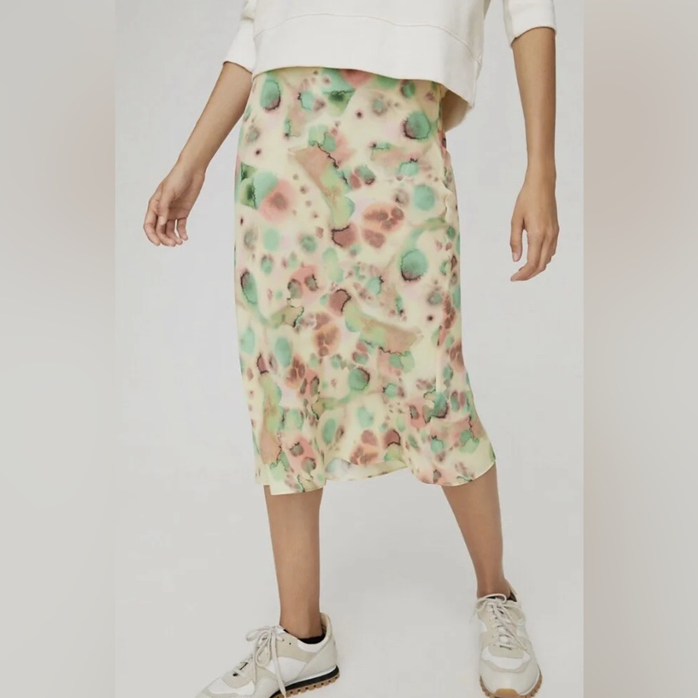 Aritzia Wilfred Free Kyra Pastel Tie Dye Skirt
